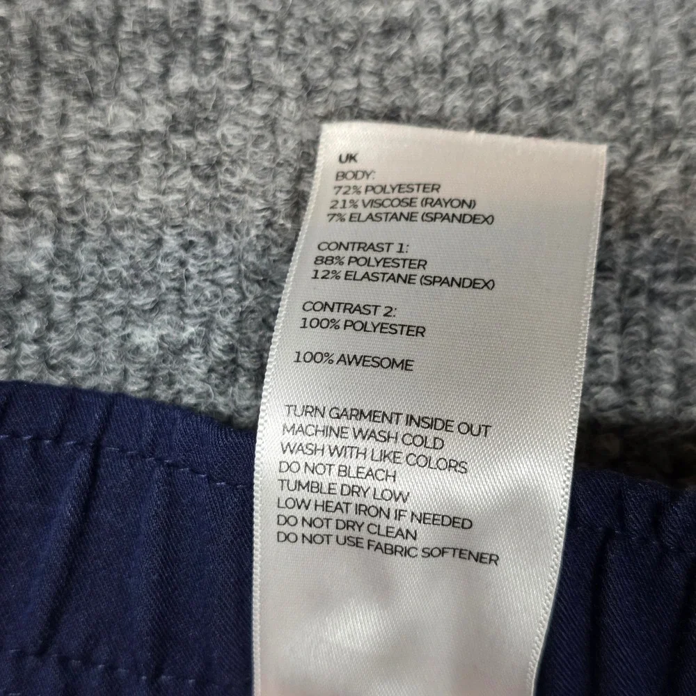 FIGS Tansen L Technical Collection Navy Blue Jogger Scrub Pants Stretch Nursing‎